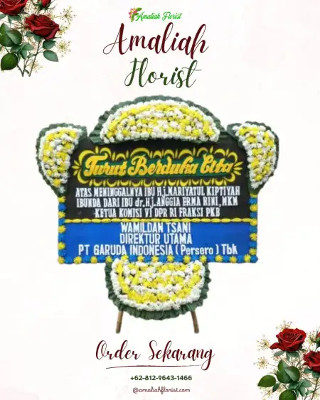 Papan Bunga Duka Kanten